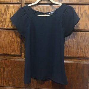 Express cap sleeve blouse